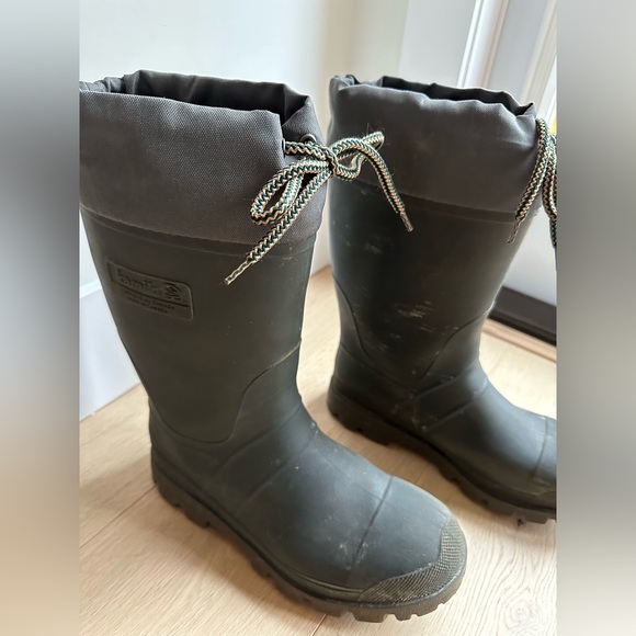 Kamik Men's Icebreaker Boots Green Sz 7, snow boot, rain boot, felt liner, warm - Picture 2 of 6